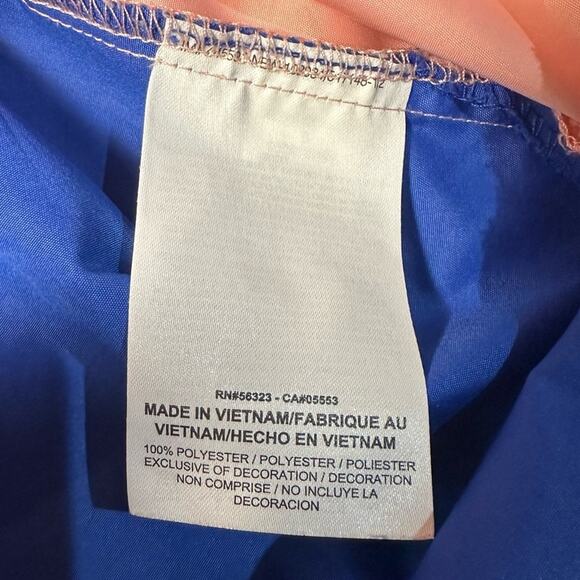 Nike Pink & Blue Retro Cowl Neck Pullover Windbreaker Jacket - Picture 9 of 12